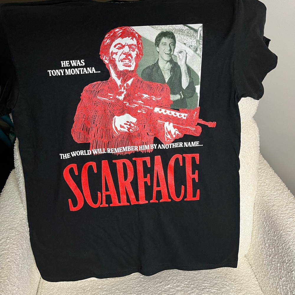 Scarface Branded Movie Tee Shirt Black Graphic T-Shirt new no tag Men’s M